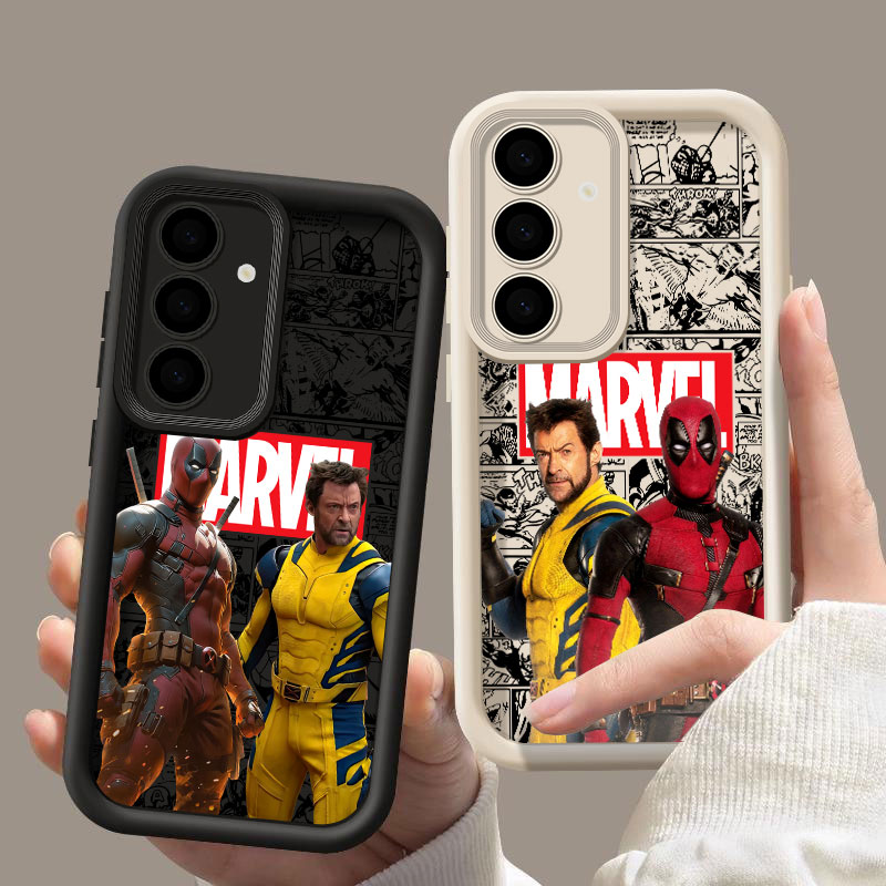 Samsung Galaxy S24 - Чехлы Marvel Deadpool And Wolverine для